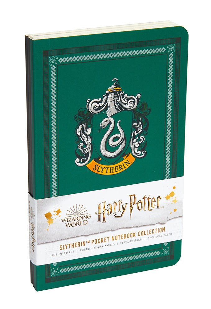 Harry Potter: Slytherin Pocket Notebook Collection (Set of 3)