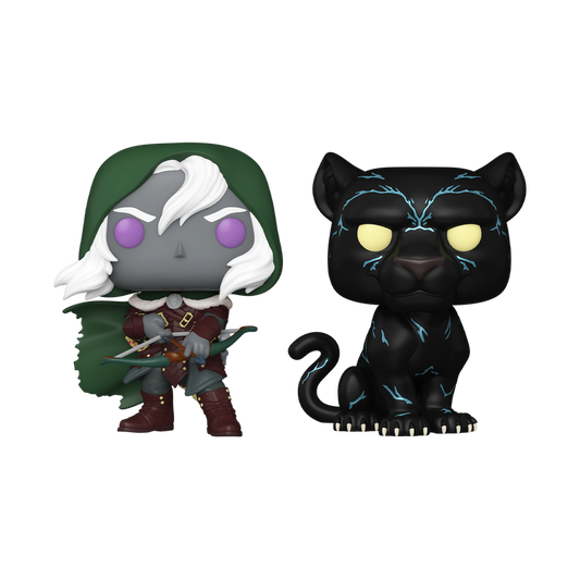 (PRE-ORDER) POP! Games: D&D S2- Drizzt & Guenhwyvar 2PK