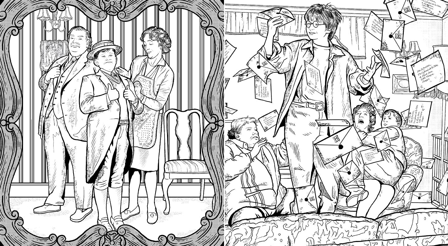 Harry Potter: Coloring Wizardry
