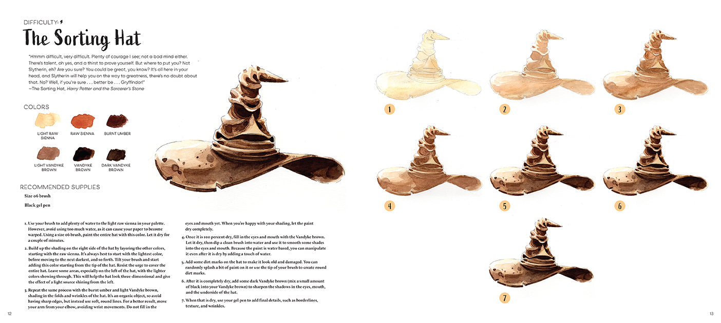 Harry Potter Watercolor Magic