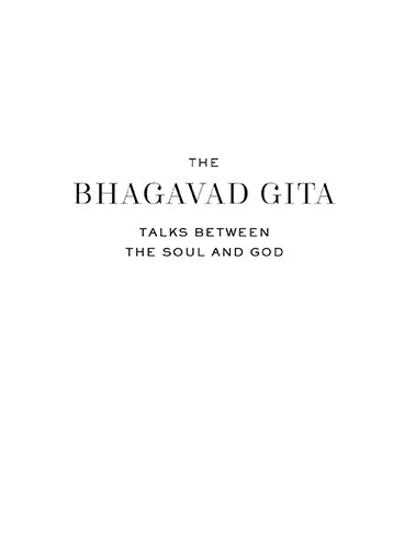 The Bhagavad Gita