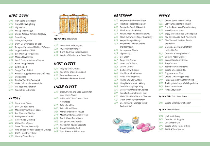365 Quick & Easy Tips: Home Organization