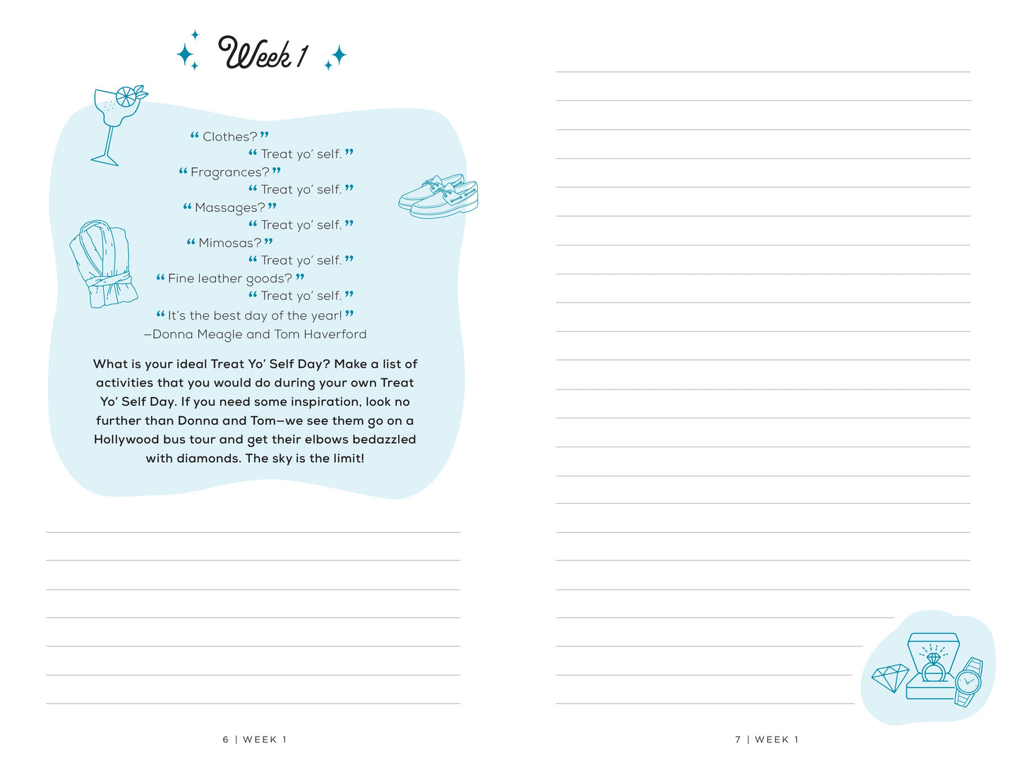 Parks and Recreation: The Treat Yo' Self Guided Journal