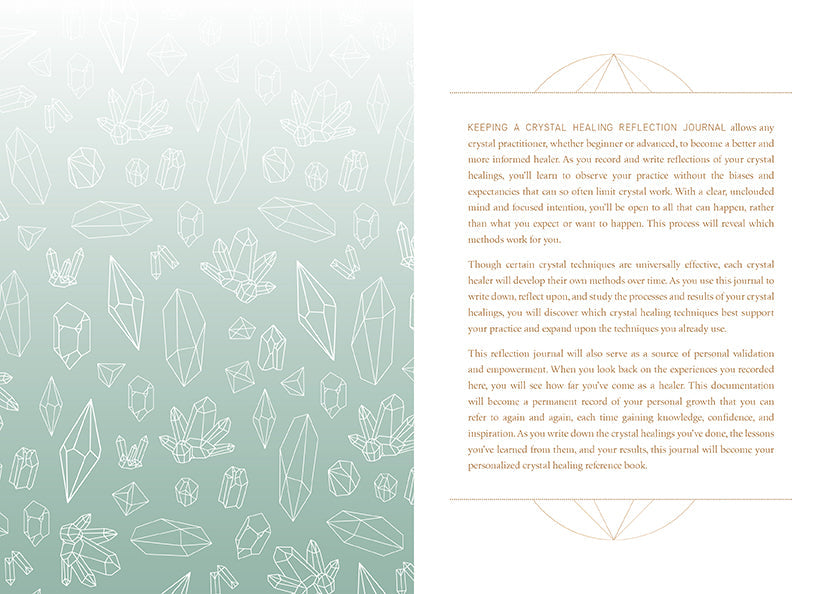 Crystal Healing Reflection Journal
