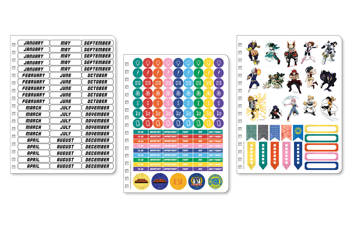 My Hero Academia: Class 1-A 12-Month Undated Planner