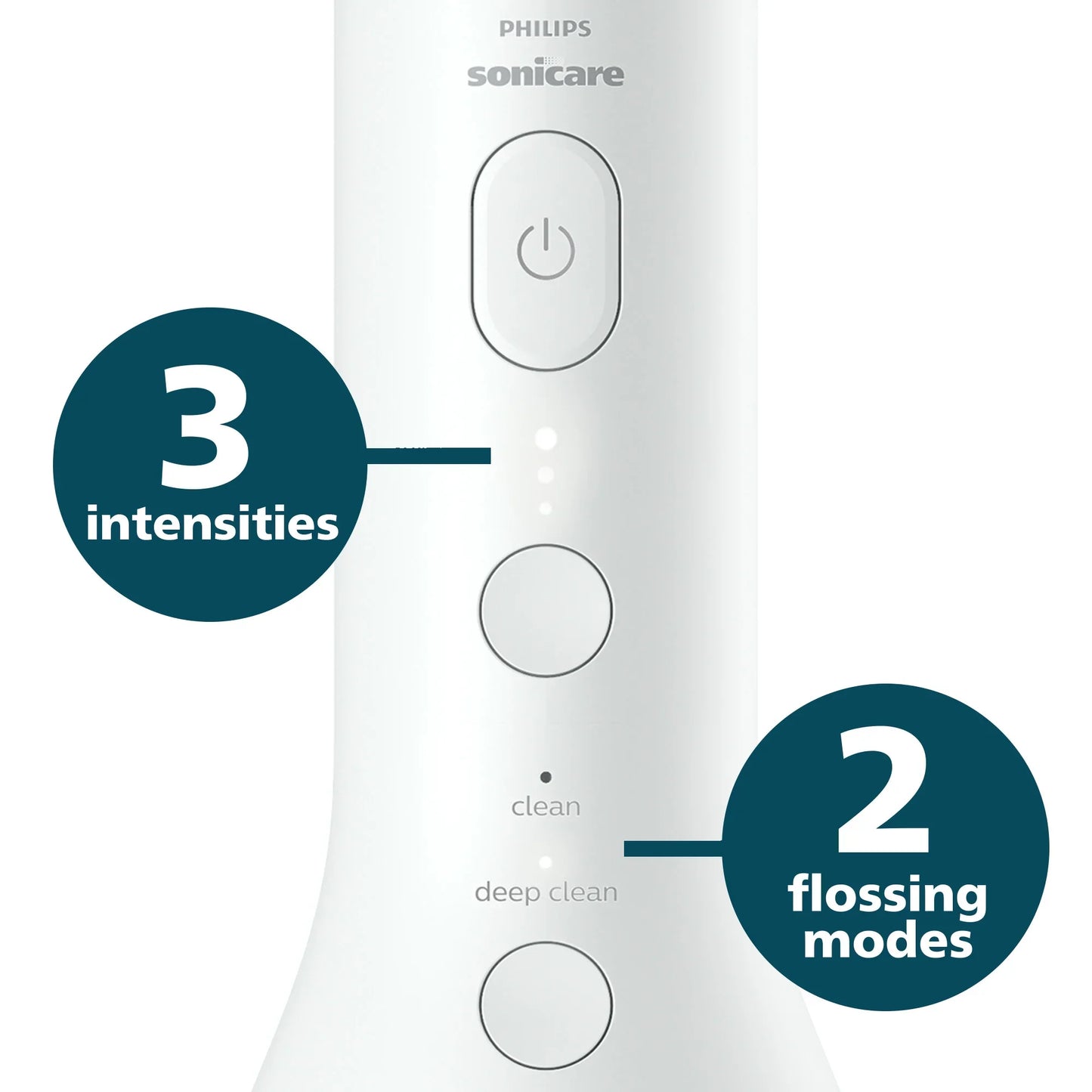 Philips Sonicare Cordless Rechargeable Power Water Flosser, 2-pack