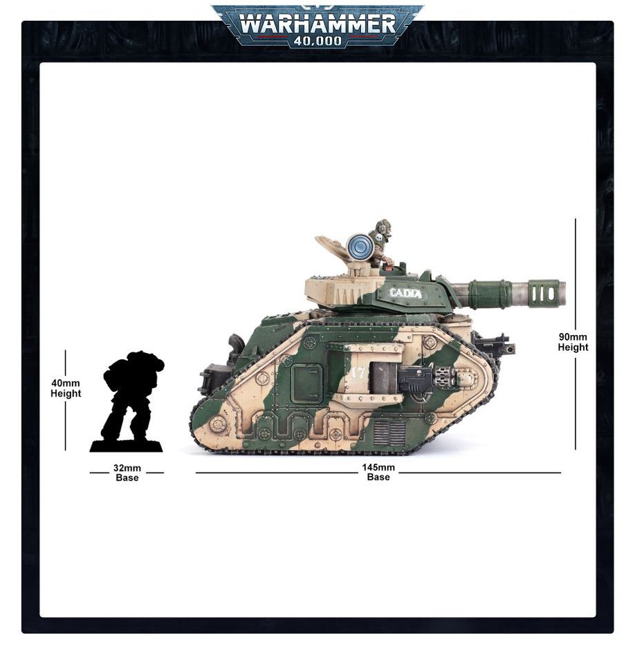 Warhammer 40k - Astra Militarum - Leman Russ Battle Tank
