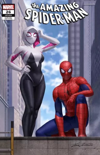 Amazing Spider-Man #26 Exclusive Virgin Variant Cover by Junggeun Yoon w/ COA