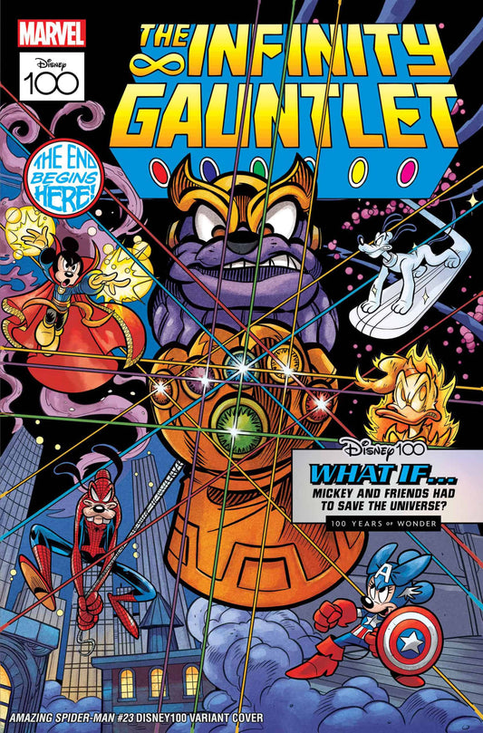 Amazing Spider-Man #23 Disney 100 Pastrovicchio Infinity Gauntlet 1 Homage Variant (04/05/2023) Marvel