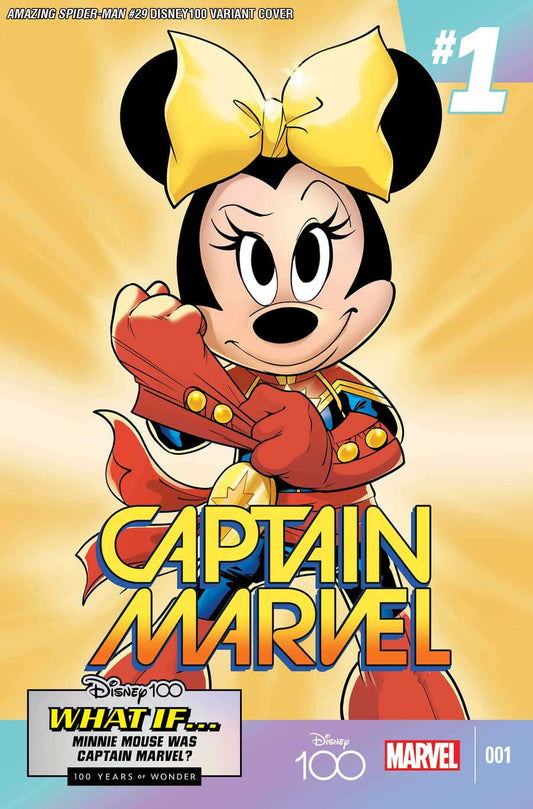 Amazing Spider-Man #29 C Disney 100 Giada Perissinotto Captain Marvel 1 Homage Variant (07/12/2023) Marvel
