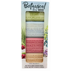 Australian Botanical Soap 8 Bars Variety Pack(6.8 oz Each)