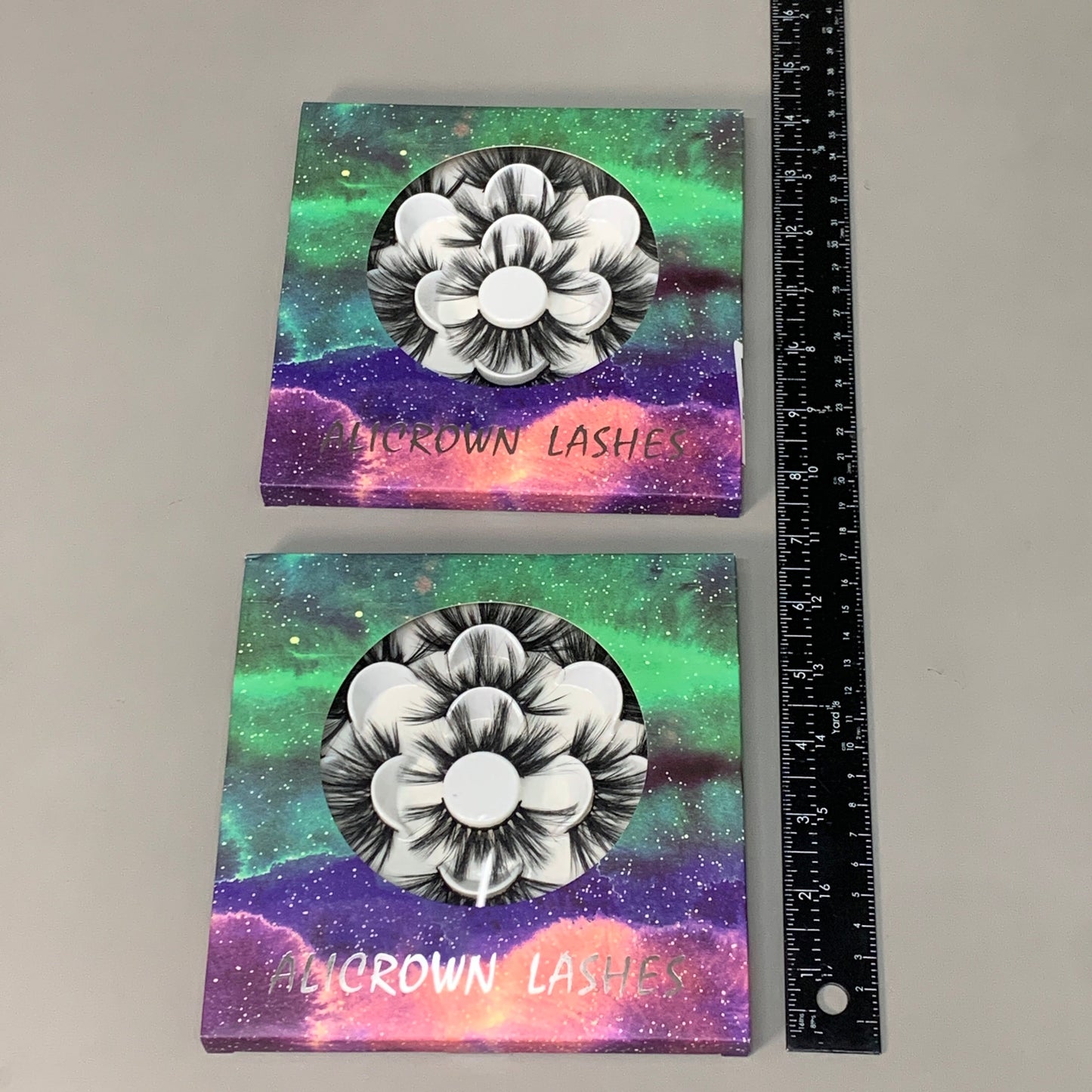 ALICROWN 2-PACK! Fluffy Mink Lashes Dramatic Reusable Faux Lashes 7 Pairs Black (New)