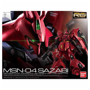 Bandai Spirits: Char's Counterattack - RG 1/144 MSN-04 Sazabi Model Kit #29