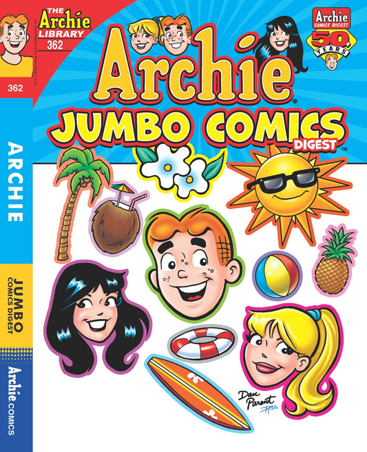 Archie - Jughead 25.07.11: World of Archie Jumbo Comics, The Archie Library #362, Summer with Archie, Betty & Veronica, Sabrina’s 1980s Beach Adventure, Time Travel Chaos & More!