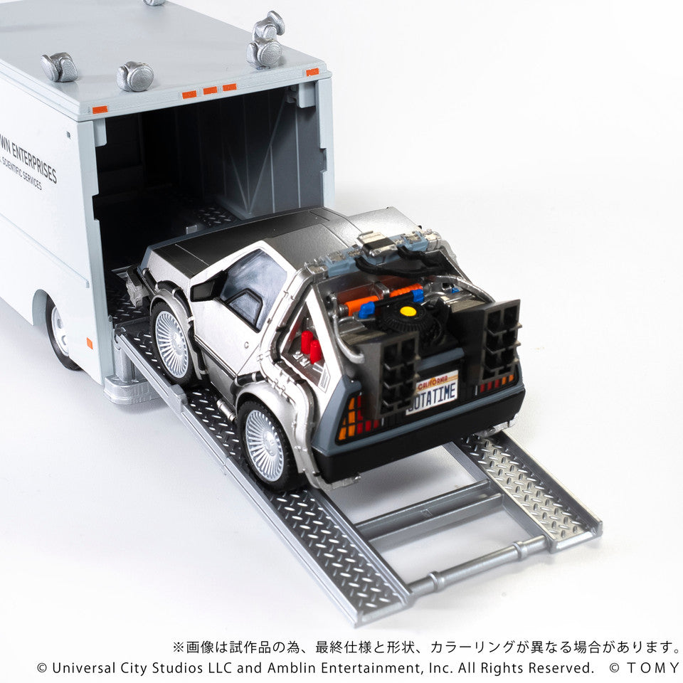 Q VILLAGE Back to the Future Time Machine Part 1 Deluxe Set