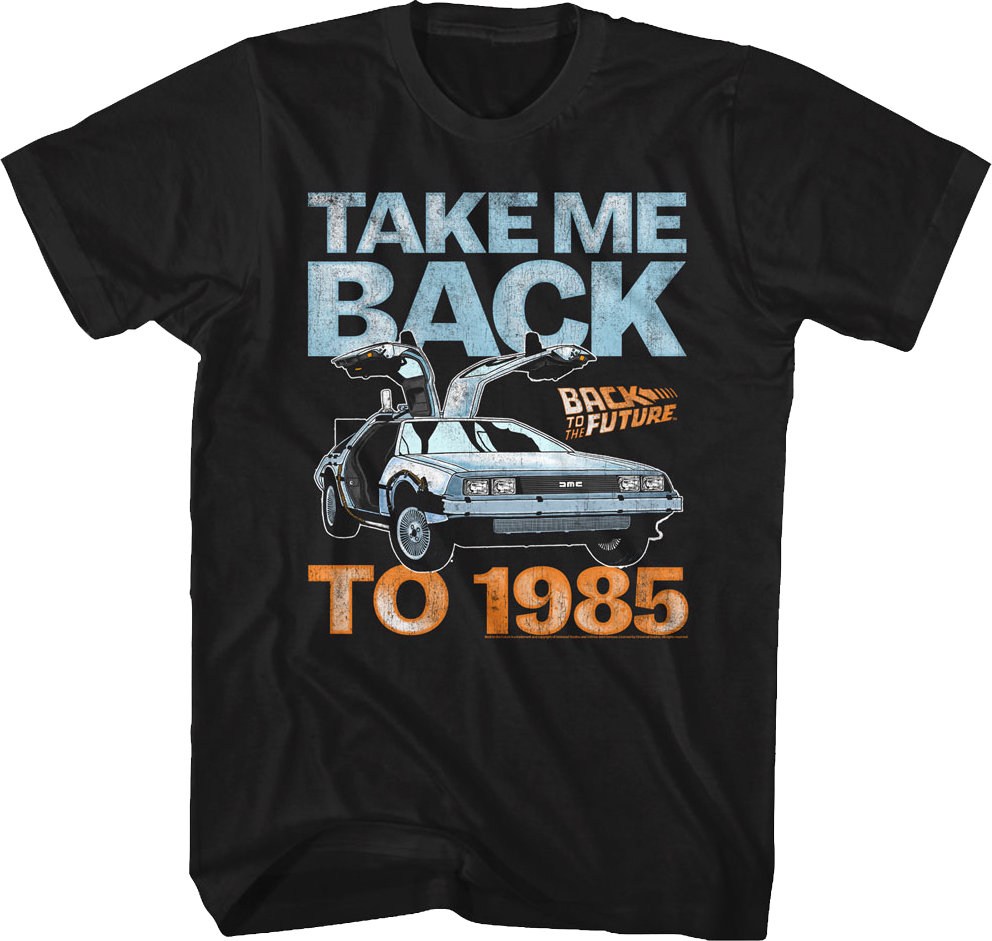Back to the Future "TAKE ME BACK TO 1985" unisex T-shirt [Available June 2026!]