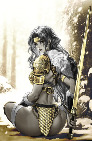 RED SONJA SHE-DEVIL WITH A SWORD #3 - FAN YANG COVER B VIRGIN VARIANT KNIGHT OF COMICS SDCC 2026 EXCLUSIVE LTD 150