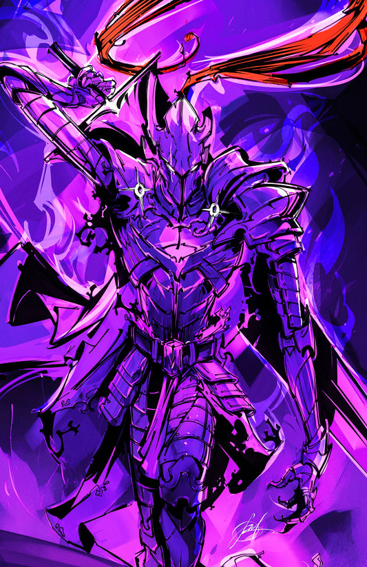 FAME: CHUGONG SOLO LEVELING - VIKTOR MILLER GAUSA IGRIS COVER D WHITE METAL LTD 5 FANEXPO NEW ORLEANS EXCLUSIVE