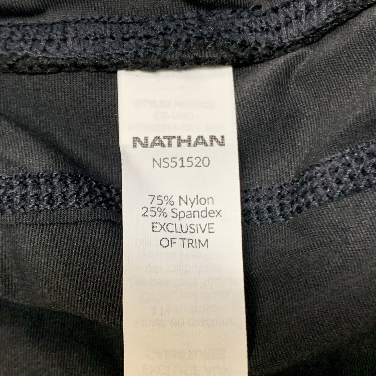 NATHAN Interval 6" Inseam Bike Short Women's Black Size XS NS51520-00001-XS