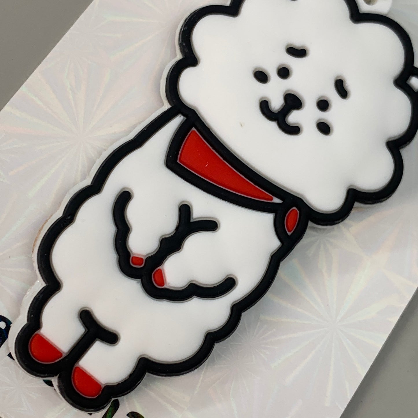 BTS 3-PACK! Kpop Korean Little Figure Tag Keychains of Characters Tata, RJ & Cooky (New)