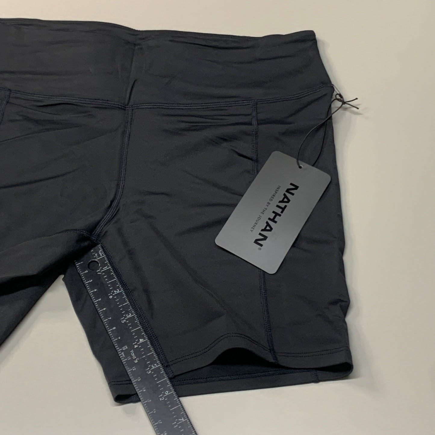 NATHAN Interval 6" Inseam Bike Short Women's Black Size XS NS51520-00001-XS