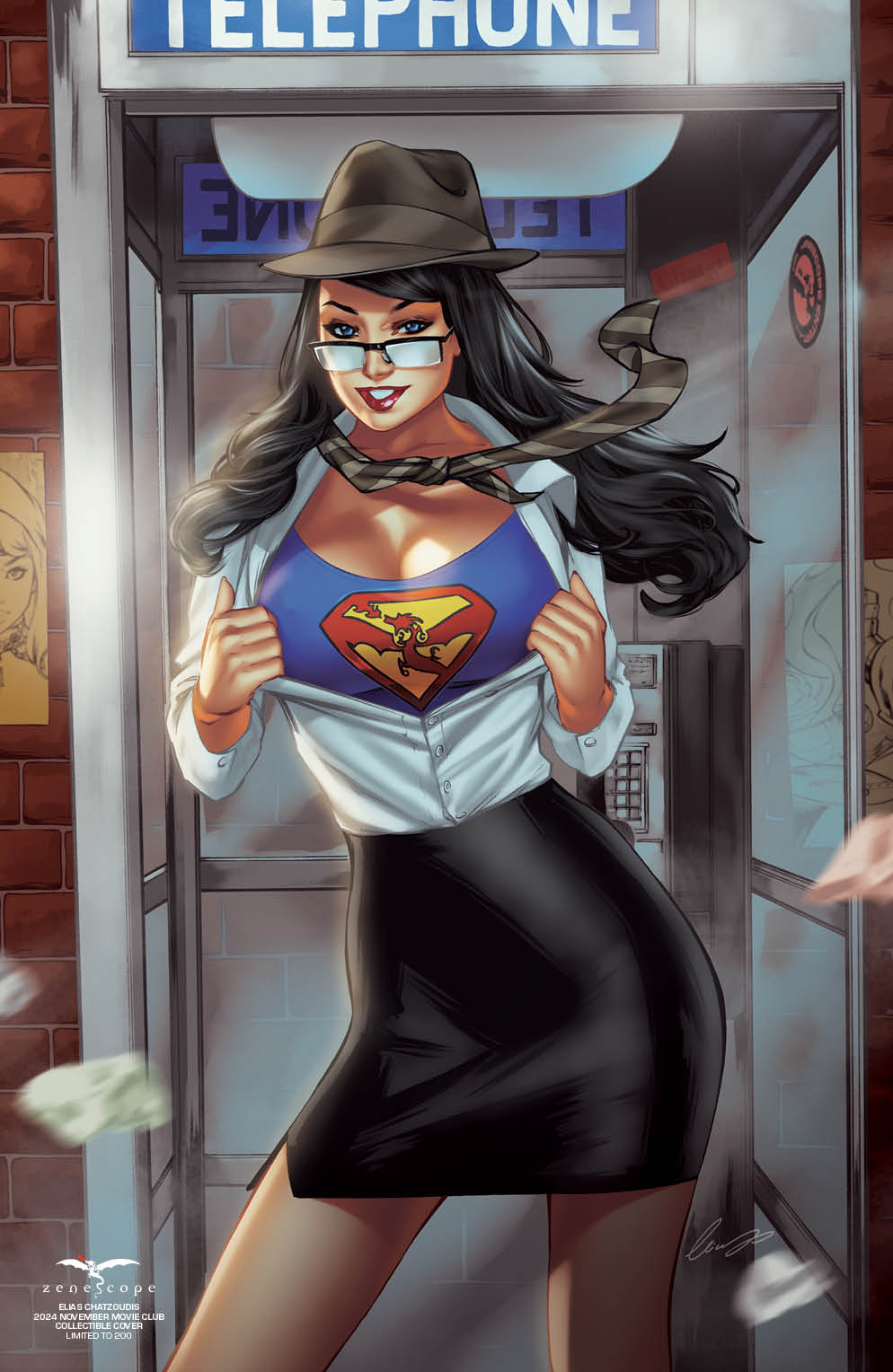 Elias Chatzoudis -  2024 November Movie Club Collectible Cover - LE 200