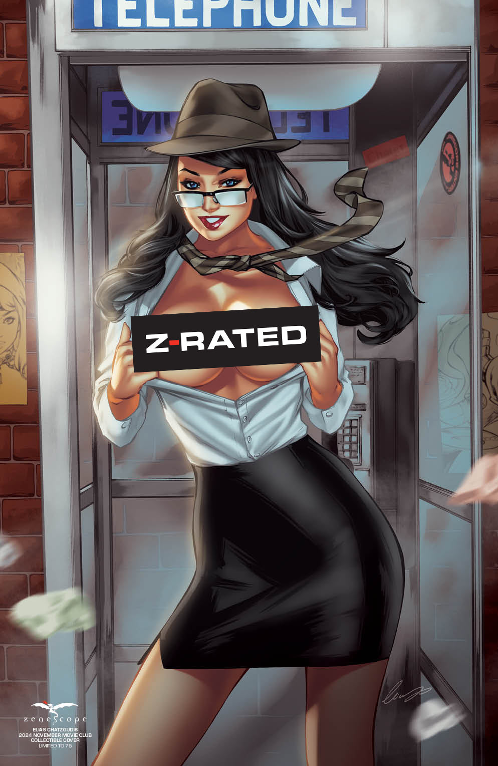 Elias Chatzoudis -  2024 November Movie Club Collectible Cover - LE 75