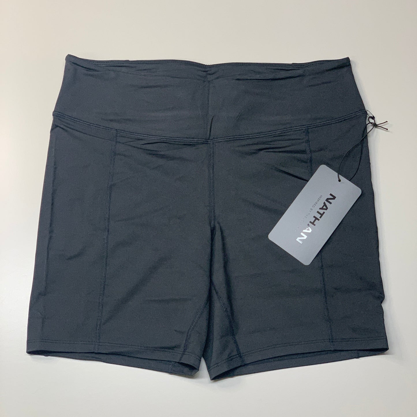 NATHAN Interval 6" Inseam Bike Short Women's Black Size XS NS51520-00001-XS