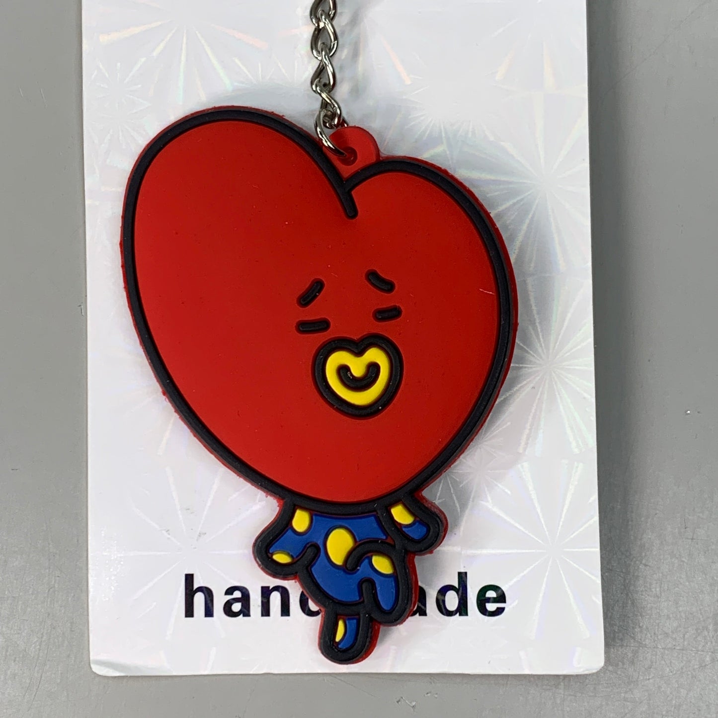 BTS 3-PACK! Kpop Korean Little Figure Tag Keychains of Characters Tata, RJ & Cooky (New)