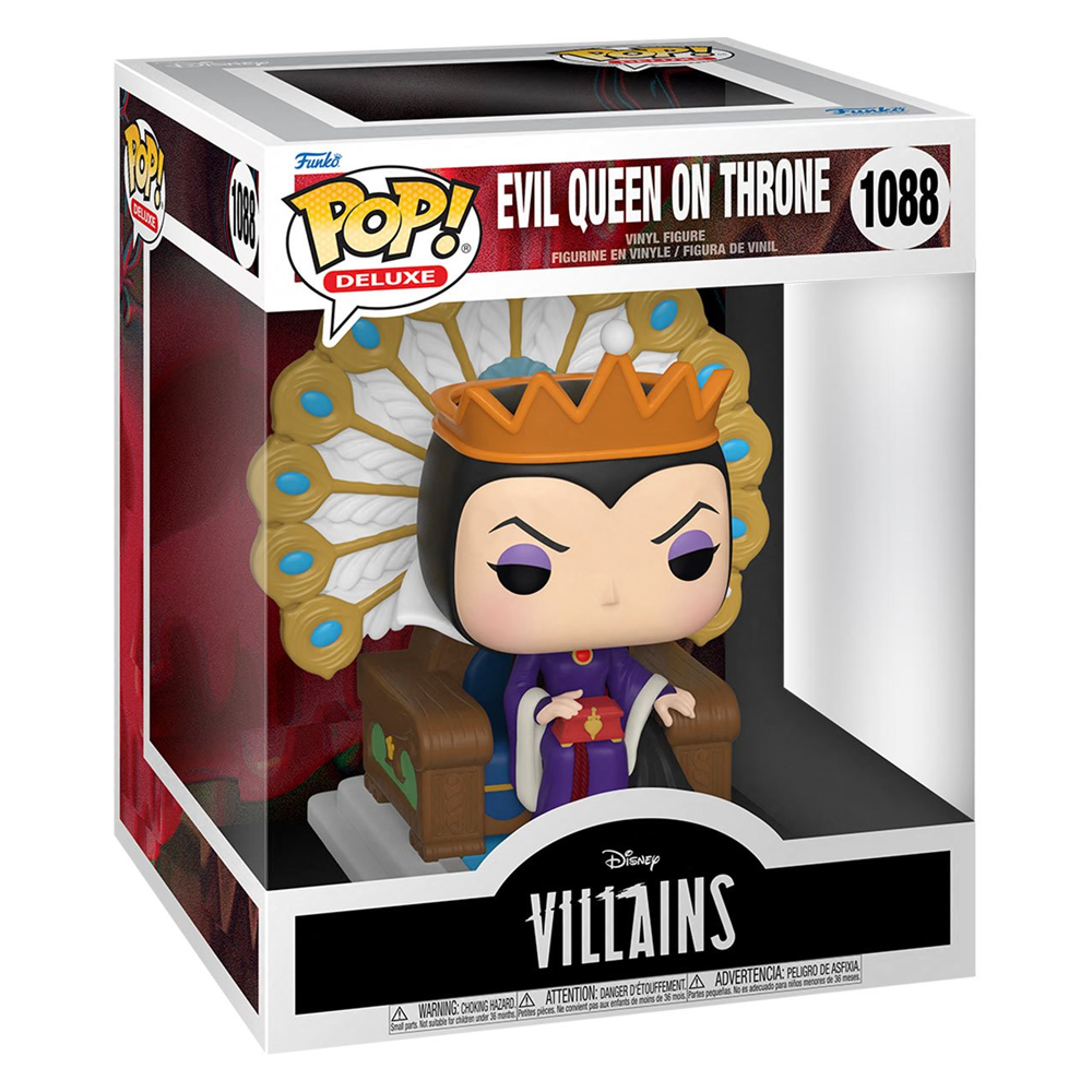 [PRE-ORDER] Funko POP! Deluxe: Disney: Villains - Evil Queen on Throne Vinyl Figure #1088