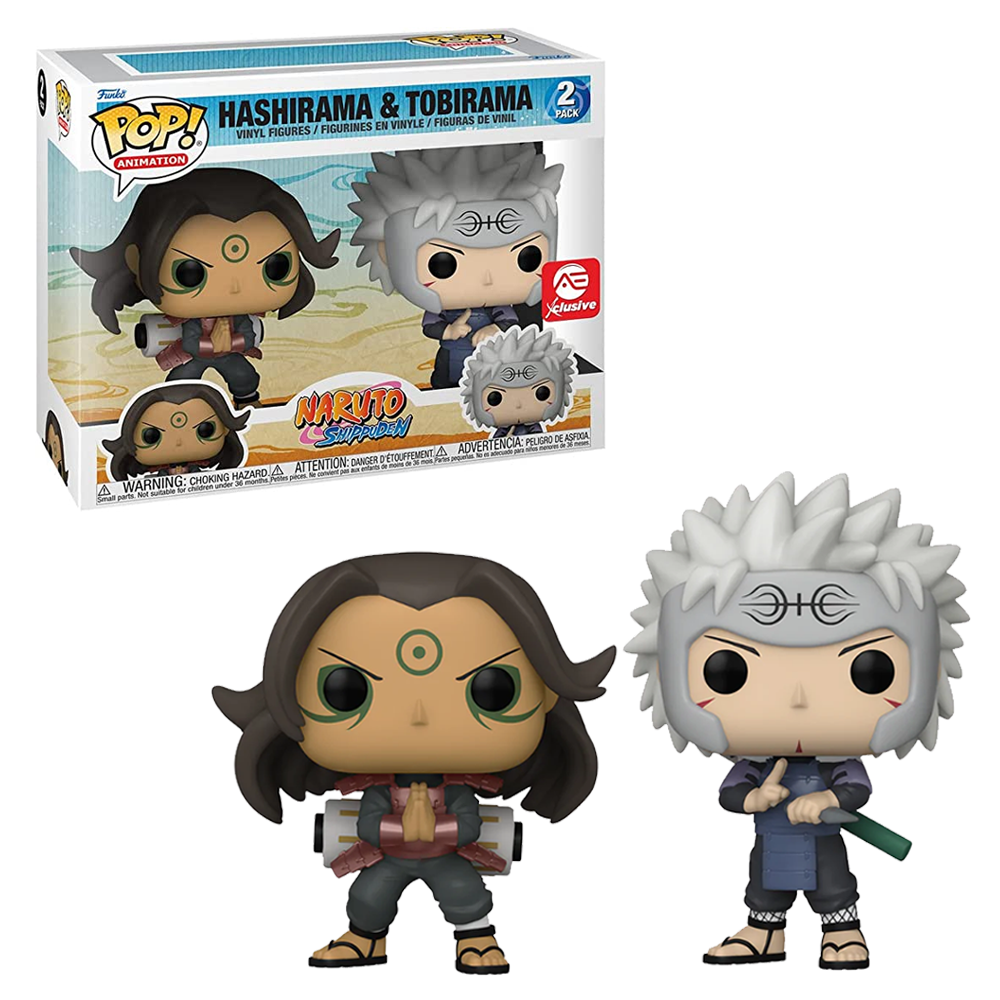 Funko POP! Naruto Shippuden - Hashirama and Tobirama 2-Pack Vinyl Figure Alliance Entertainment Exclusive [READ DESCRIPTION]