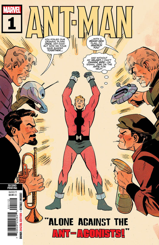 Ant-Man #1 (Of 5) 2nd Print Tom Reilly Variant (09/07/2022) Marvel