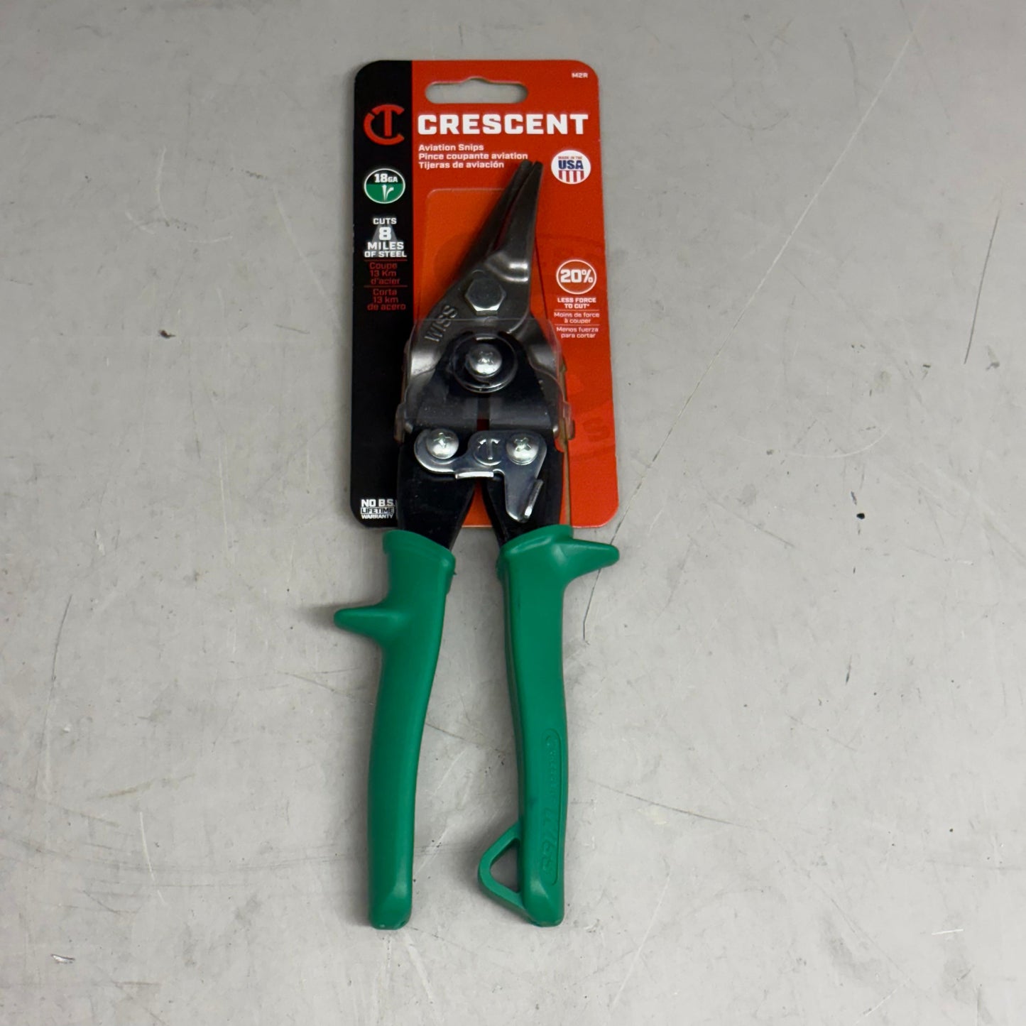 KRAFT TOOL CO Right Cutting Wiss Snips LA207