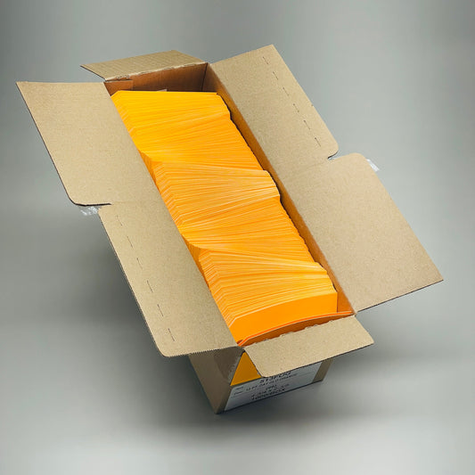 1,000 Shipping Hang Tags Fluorescent Orange 13 Pt. Cardstock 4 3/4" x 2 3/8" 513FOG