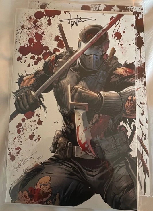 G.I. Joe #21: C2E2 Exclusive Variant Virgin Signed Tyler Kirkham with COA LTD750