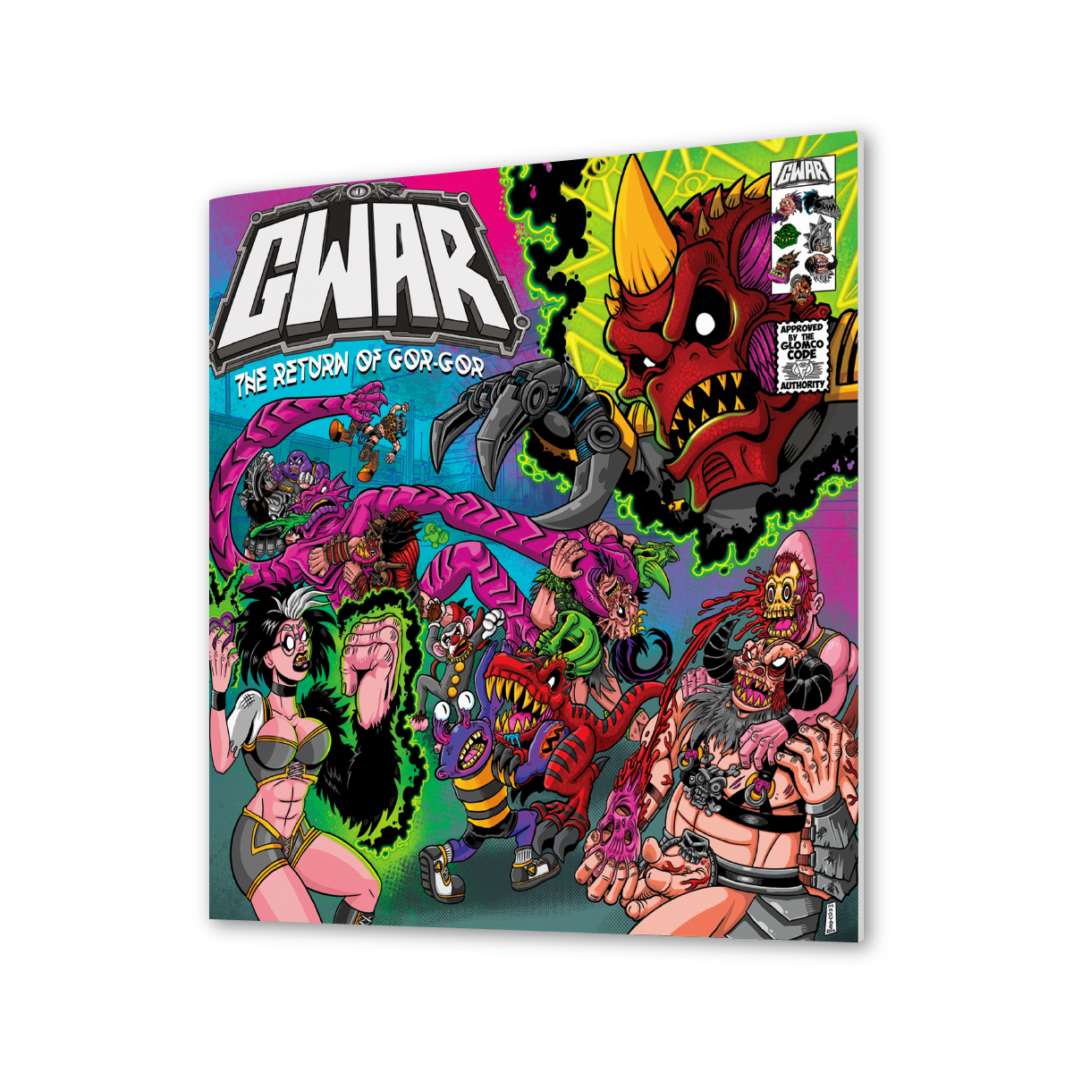 GWAR: 'The Return of Gor Gor' Deluxe Comic Book + Vinyl LP (Limited Edition Evergreen)