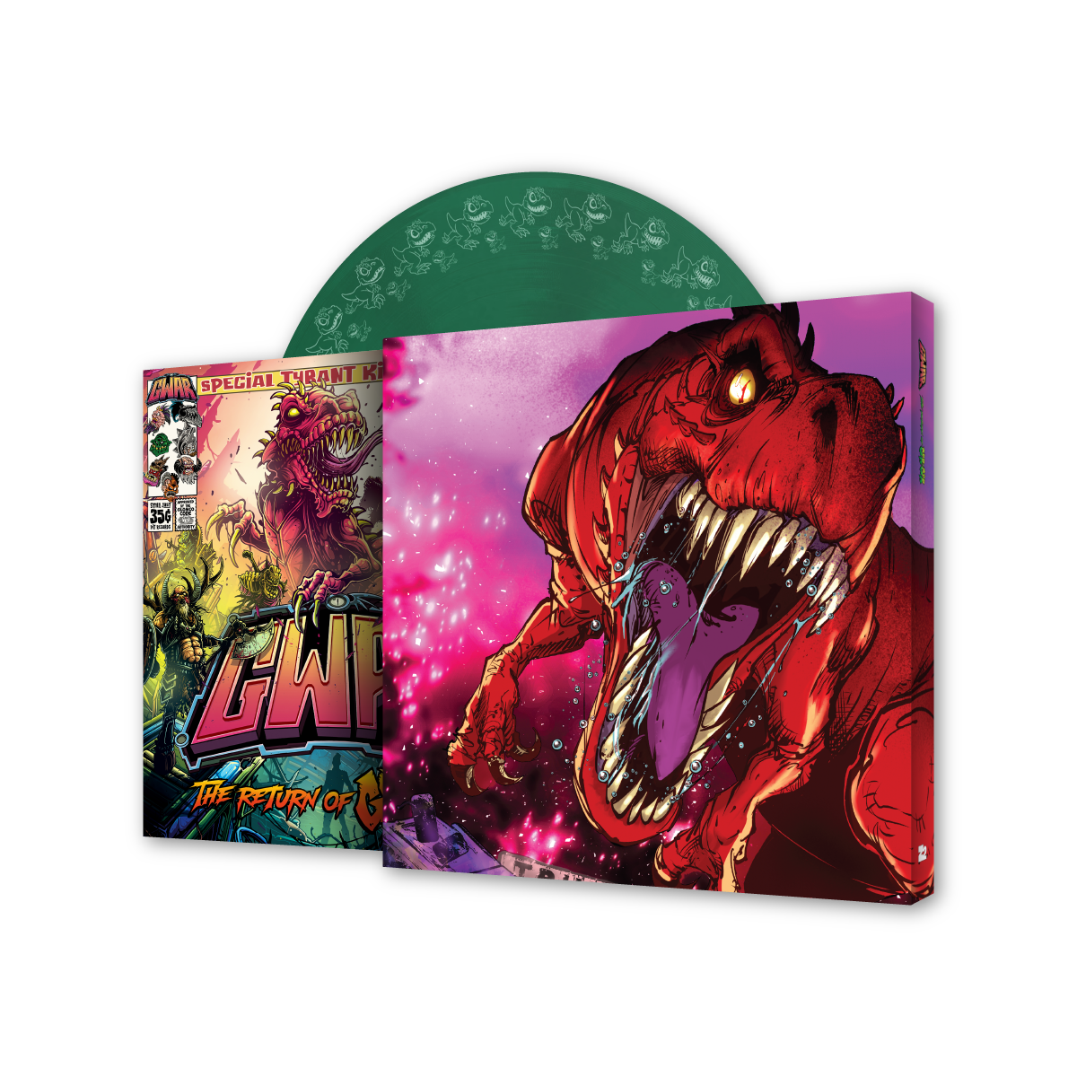 GWAR: 'The Return of Gor Gor' Deluxe Comic Book + Vinyl LP (Limited Edition Evergreen)