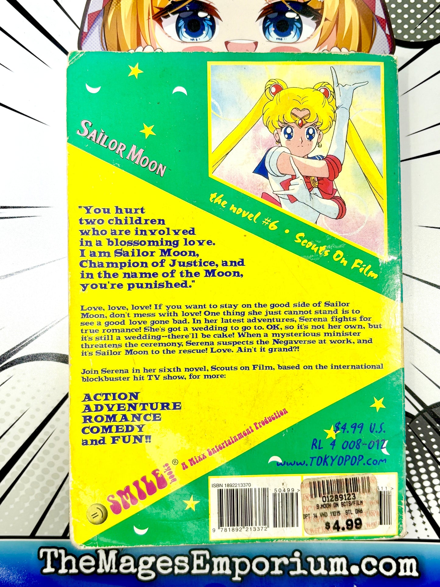 Smile Books Sailor Moon Vol 6 Scouts of Film DAMAGED