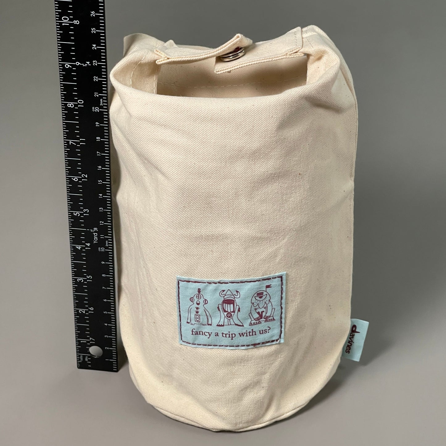 DAVINES Canvas Space Pochette / Toiletry Bag A4535 (New)