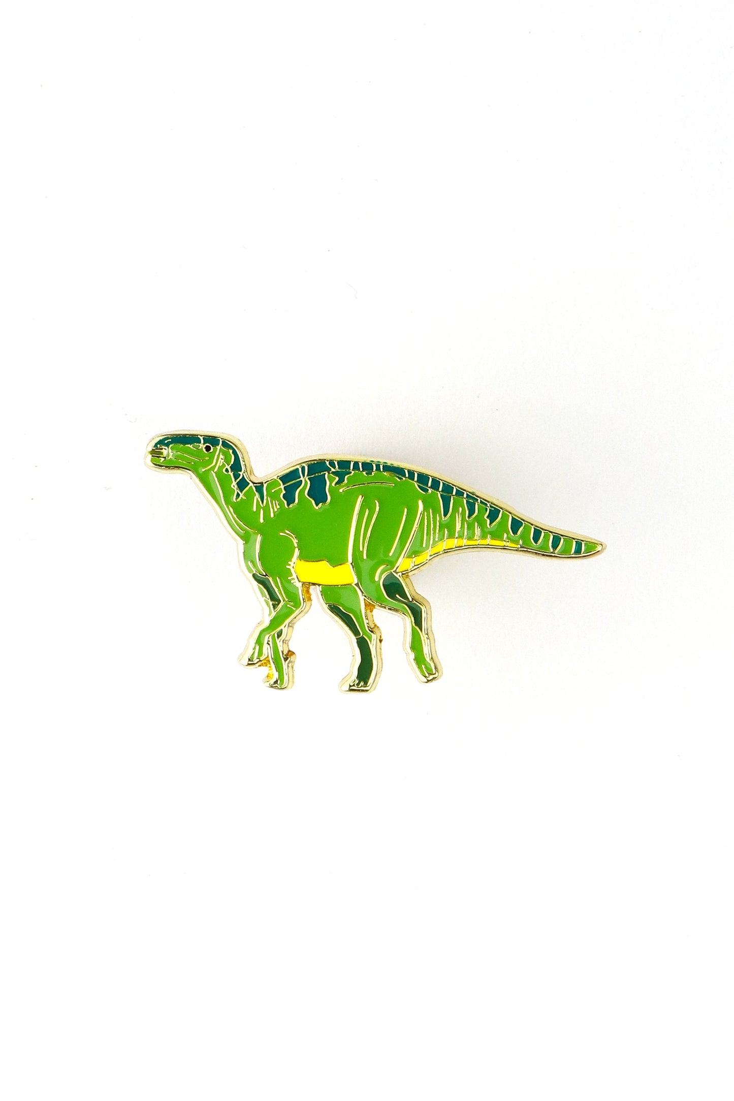 Iguanodon Enamel Pin (Iguanodon bernissartensis)