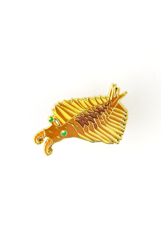 Anomalocaris Enamel Pin (Anomalocaris canadensis)