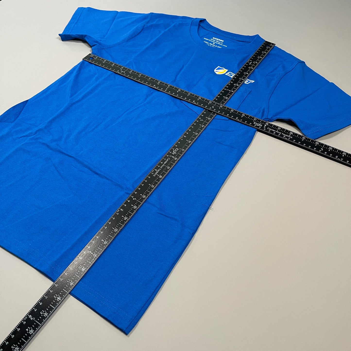 SWIFT Transportation Driver T-Shirt w/Pocket Unisex Sz M Blue SW-170 (New Other)