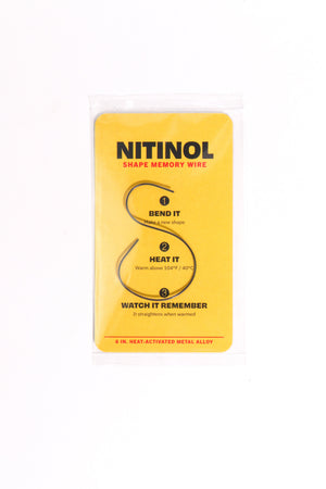 Nitinol Shape Memory Wire - 6"