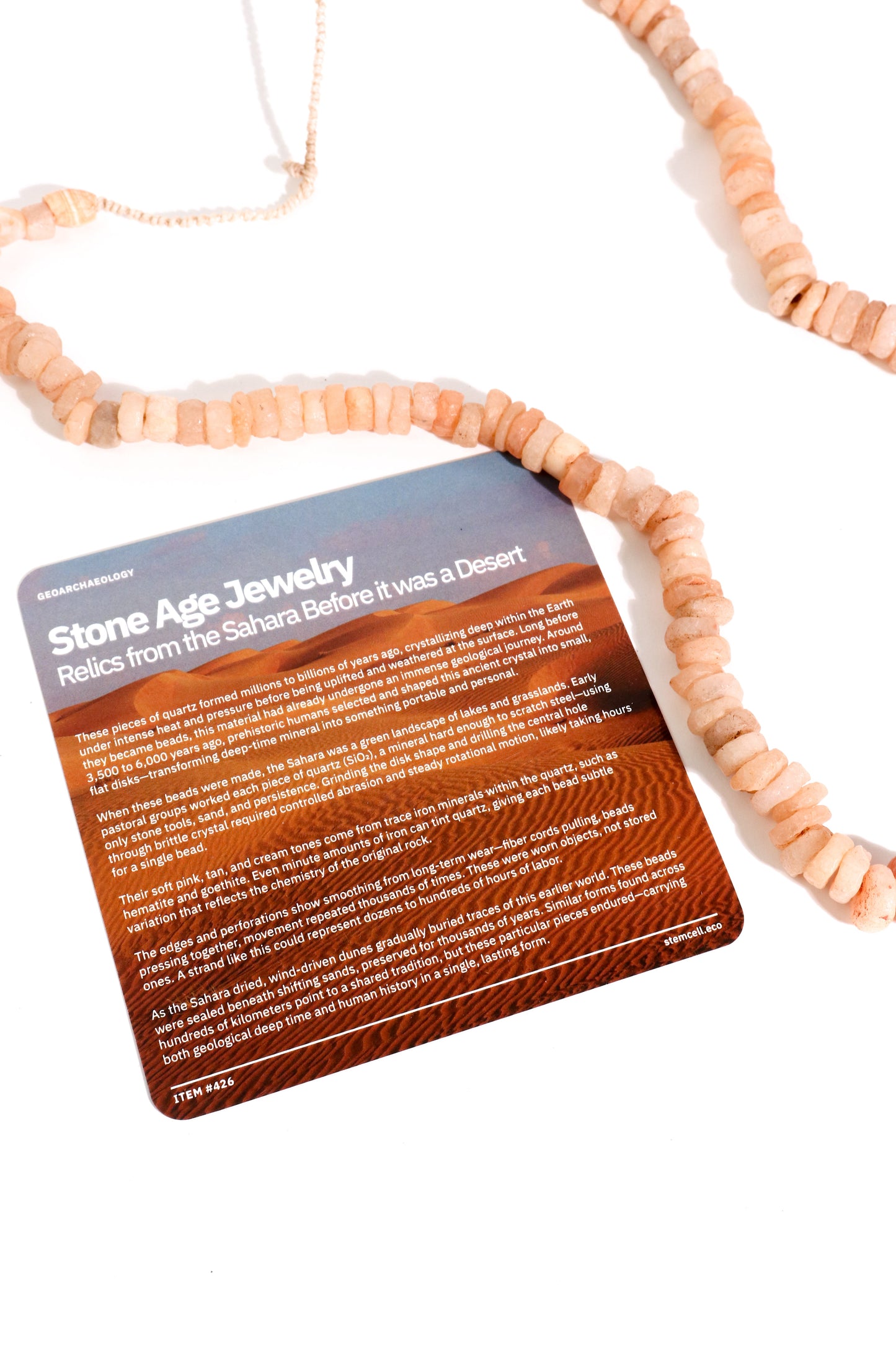 Stone Age Beads from the Sahara Desert