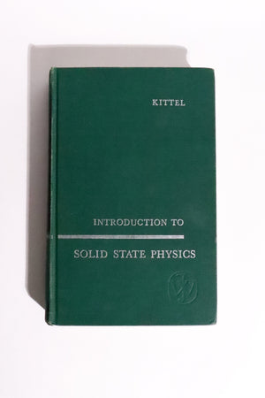 Introduction to Solid State Physics — Charles Kittel, 1963