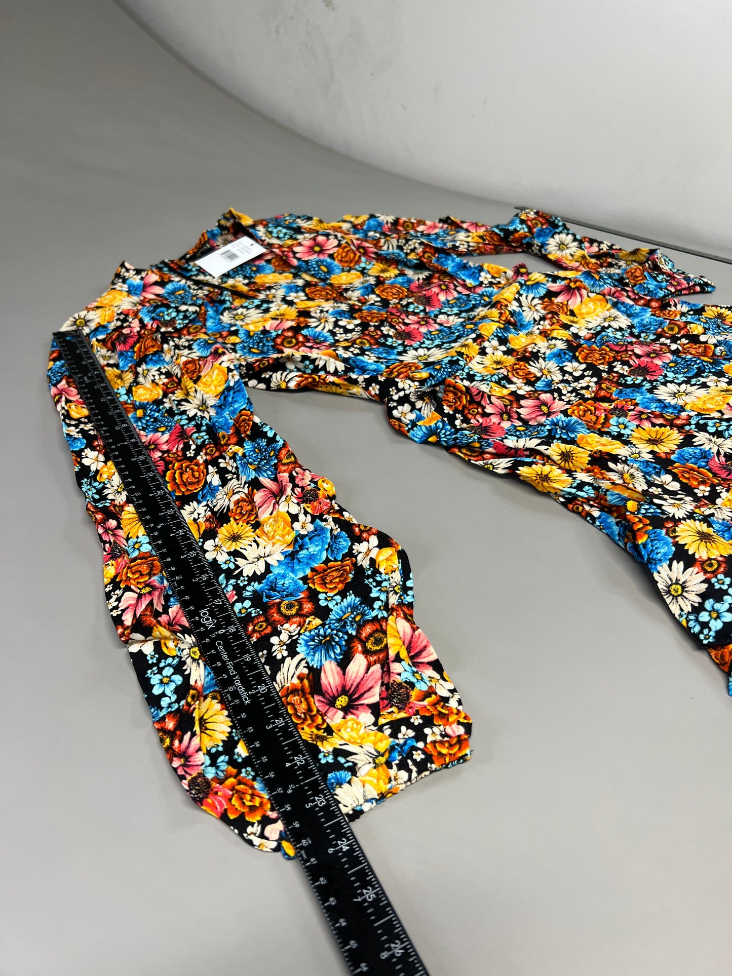 AFRM X Revolve Monna Sike Cutouts Mini Dress Women's M Multi Wildflower AED020544 (New)