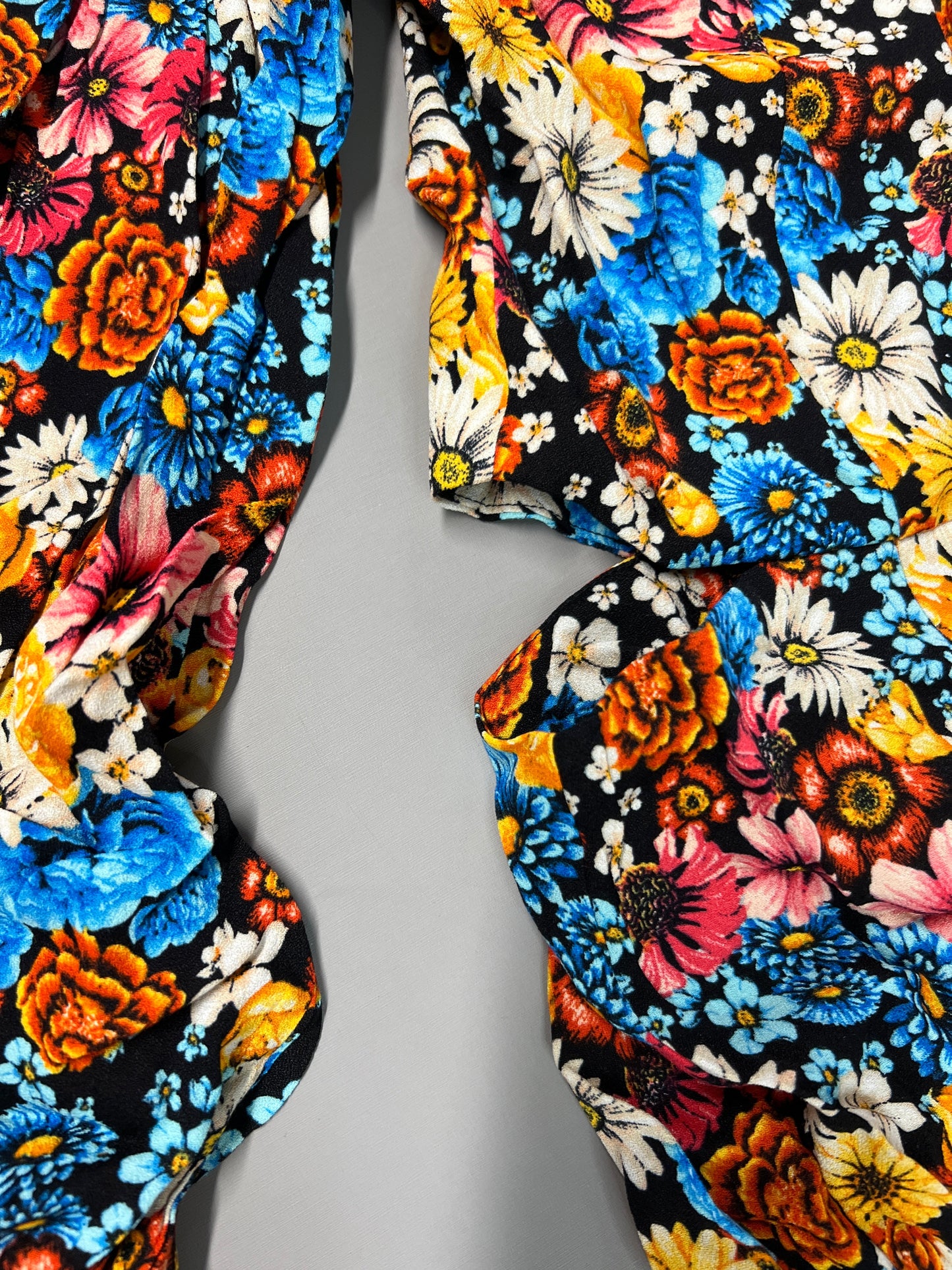 AFRM X Revolve Monna Sike Cutouts Mini Dress Women's M Multi Wildflower AED020544 (New)