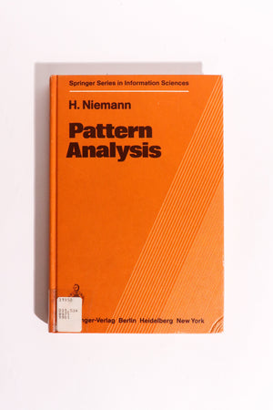 Pattern Analysis — Heinrich Niemann, 1981 First Edition | Early Computer Vision & Pattern Recognition