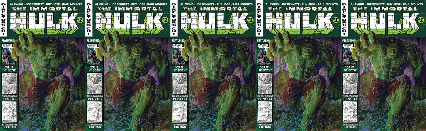 IMMORTAL HULK DIRECTORS CUT #1 (OF 6) Alex Ross (08/14/2019) MARVEL
