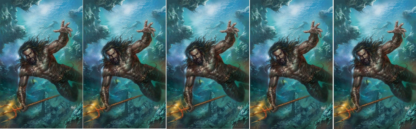 JUSTICE LEAGUE #12 B DC Lucio Parillo Variant (DROWNED EARTH) (11/21/2018)